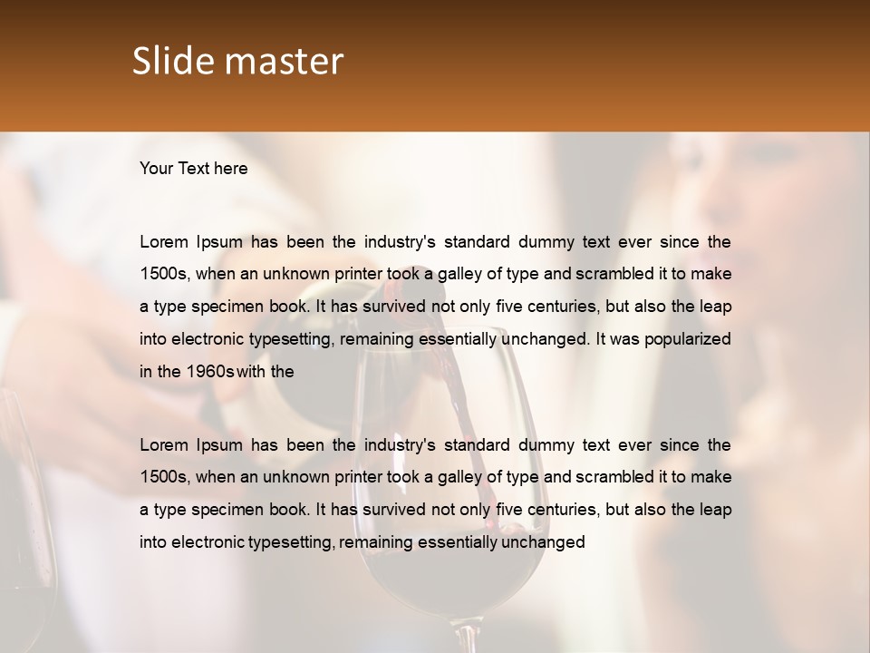 Coast Portrait Mother PowerPoint Template