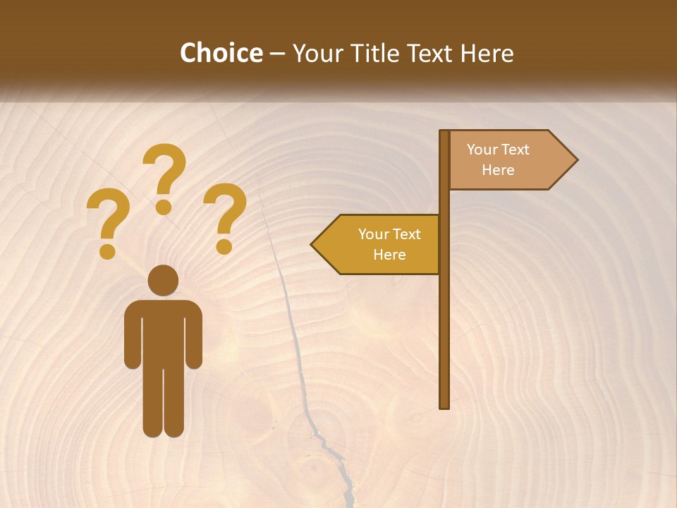 Sunrise Woman Standing PowerPoint Template