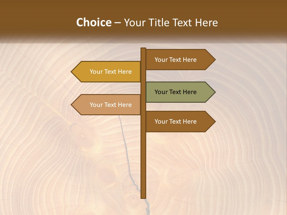 Sunrise Woman Standing PowerPoint Template