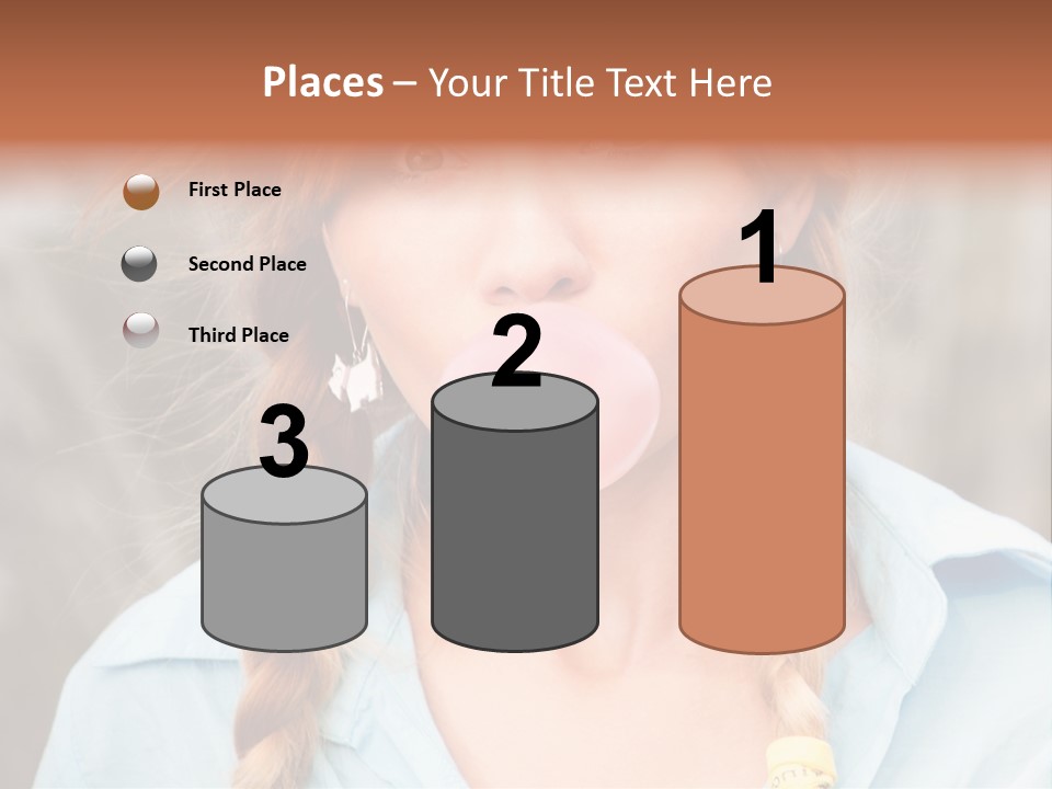 Beach Family Older PowerPoint Template