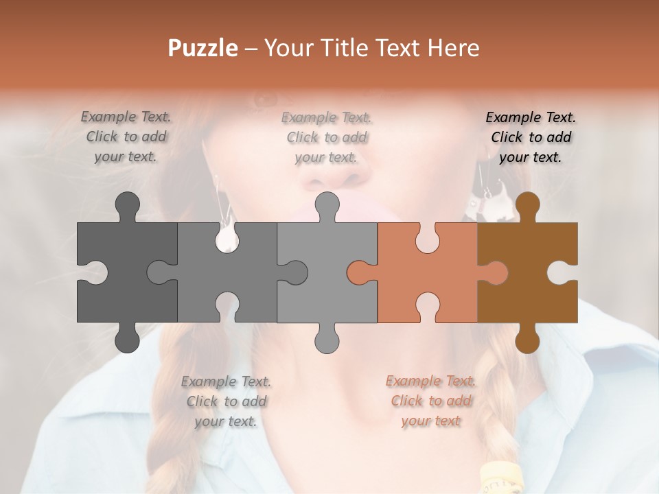 Beach Family Older PowerPoint Template