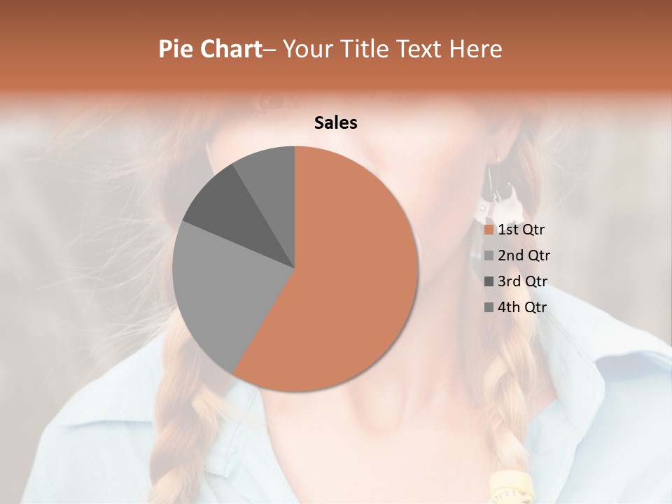 Beach Family Older PowerPoint Template