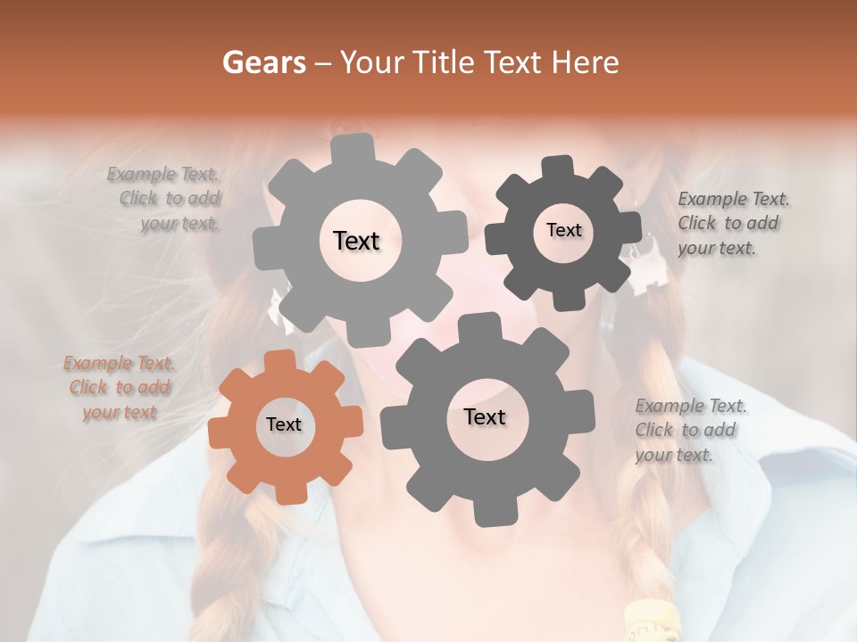 Beach Family Older PowerPoint Template