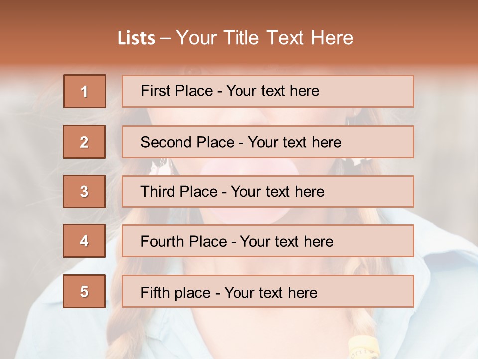 Beach Family Older PowerPoint Template