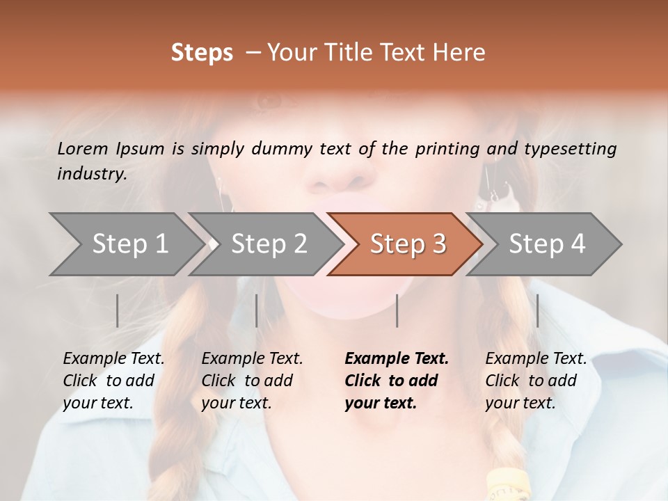 Beach Family Older PowerPoint Template