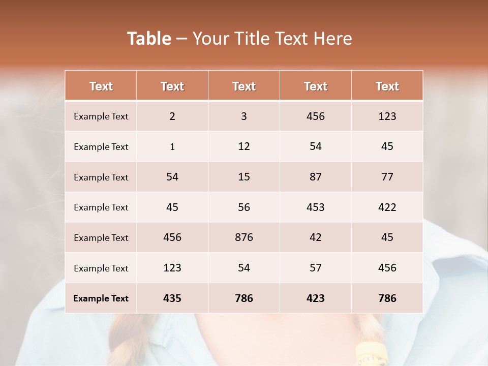 Beach Family Older PowerPoint Template