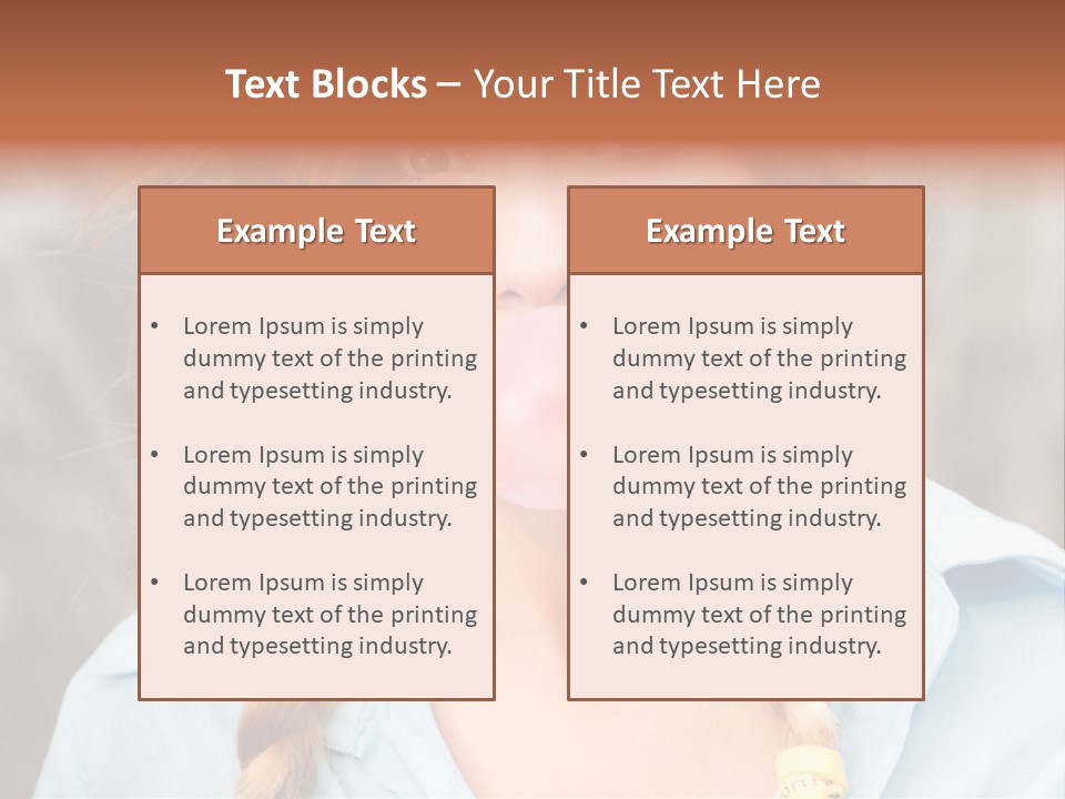 Beach Family Older PowerPoint Template