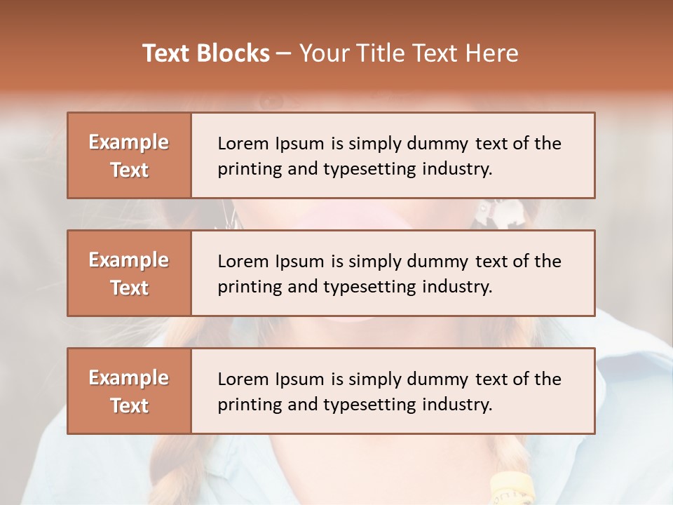 Beach Family Older PowerPoint Template