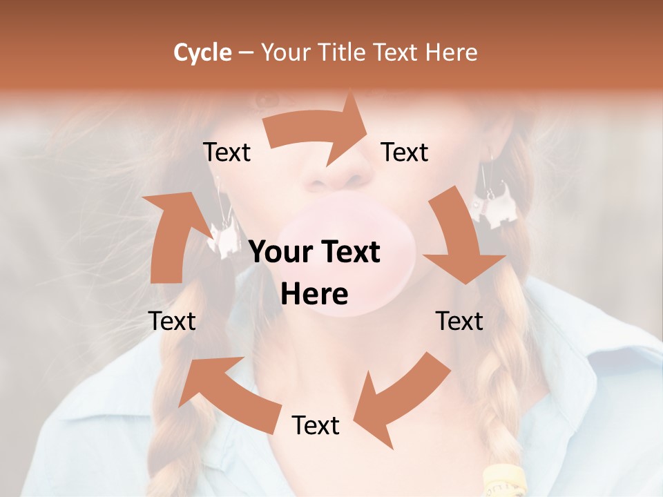 Beach Family Older PowerPoint Template