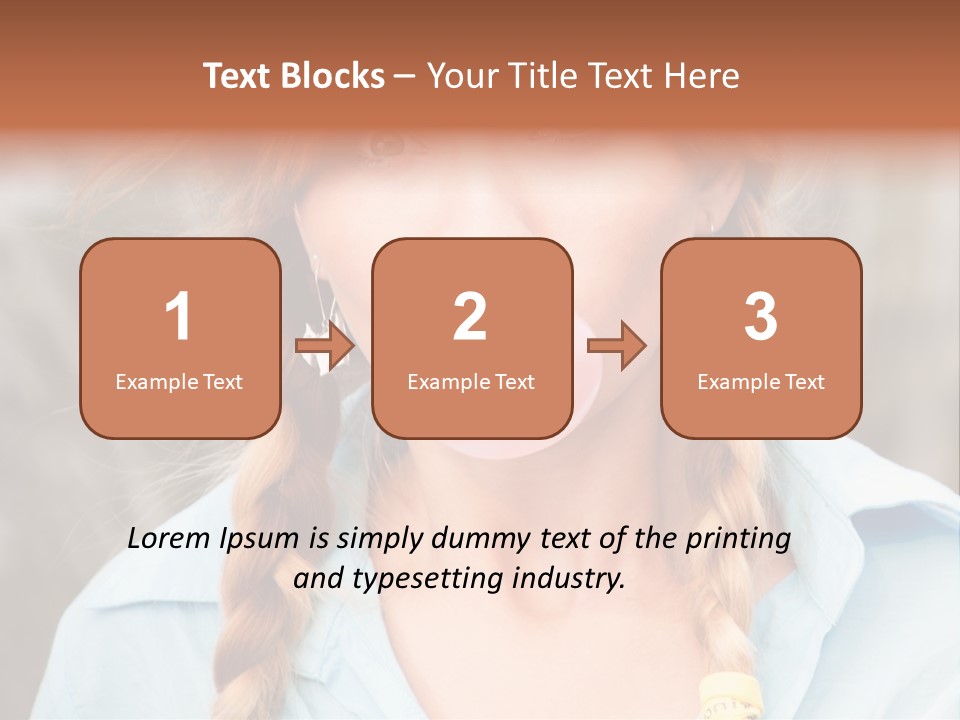 Beach Family Older PowerPoint Template