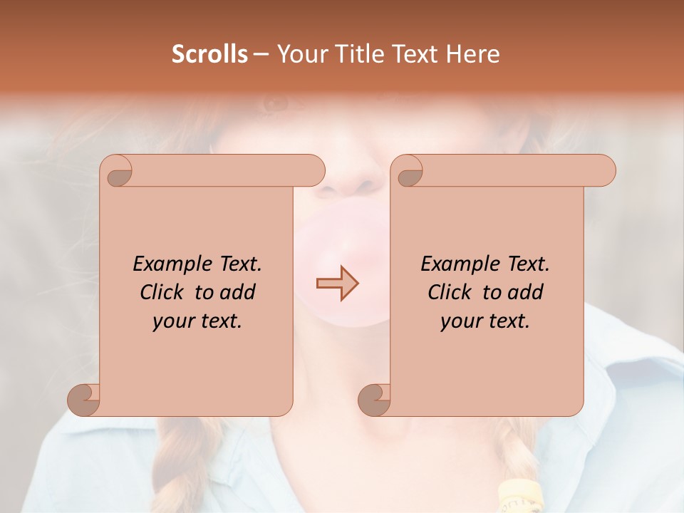 Beach Family Older PowerPoint Template
