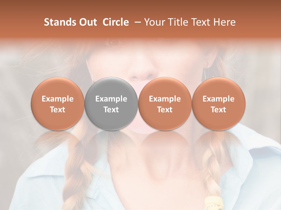 Beach Family Older PowerPoint Template