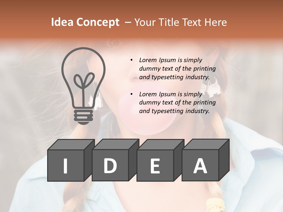 Beach Family Older PowerPoint Template