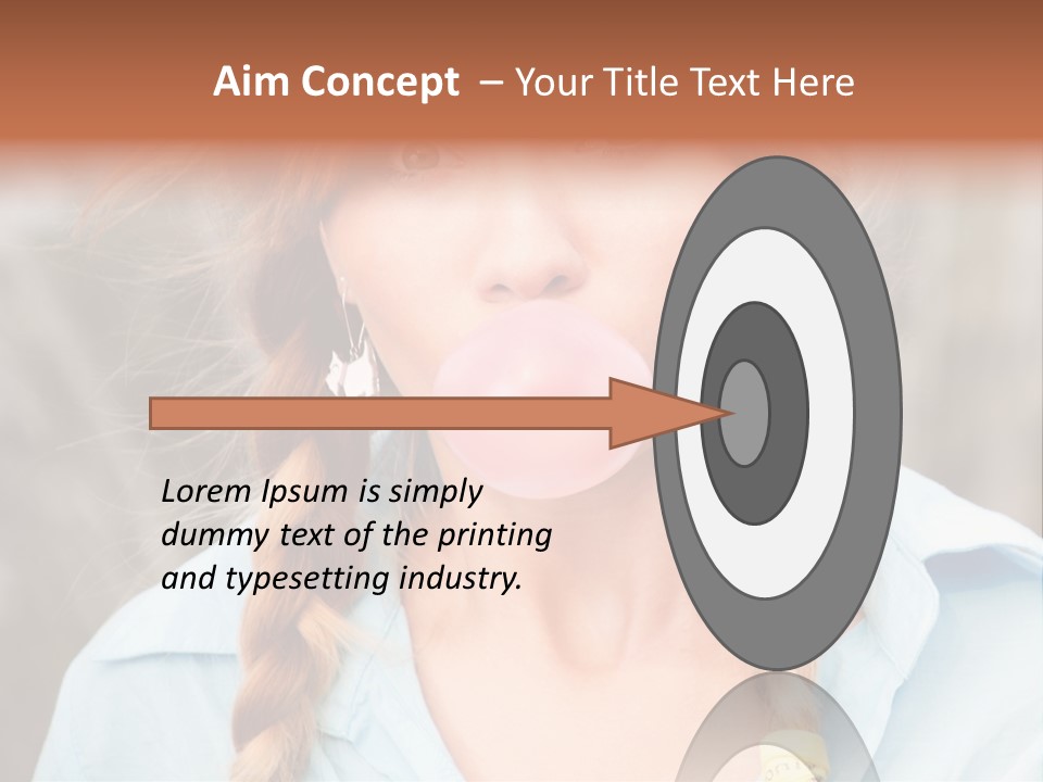 Beach Family Older PowerPoint Template