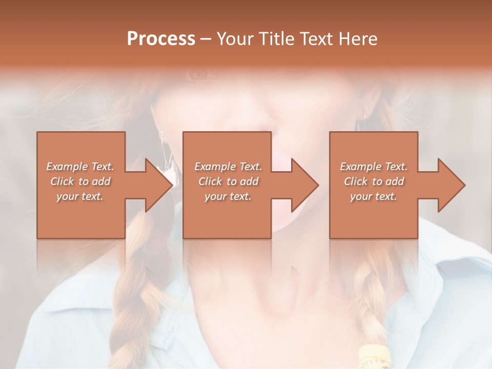 Beach Family Older PowerPoint Template