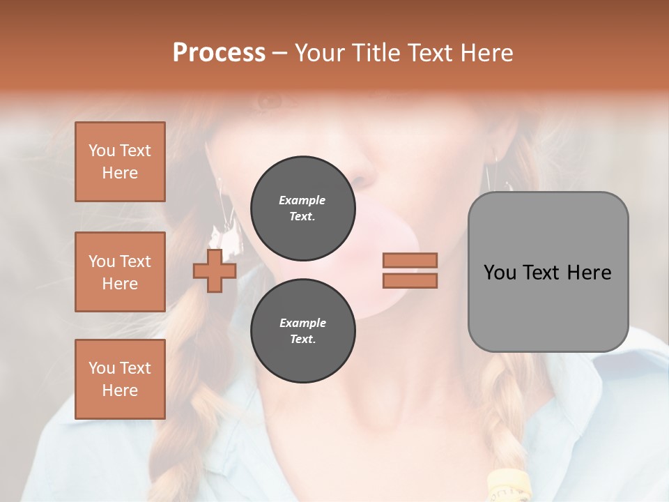 Beach Family Older PowerPoint Template