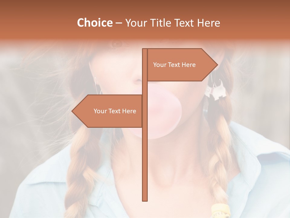 Beach Family Older PowerPoint Template