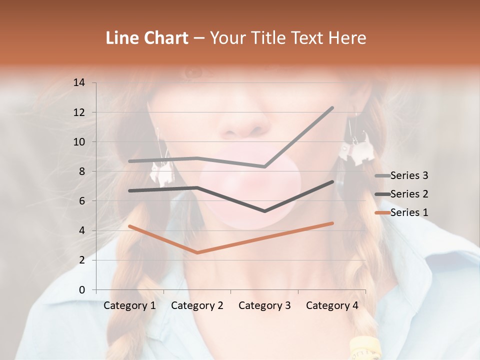 Beach Family Older PowerPoint Template