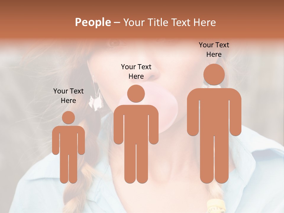 Beach Family Older PowerPoint Template