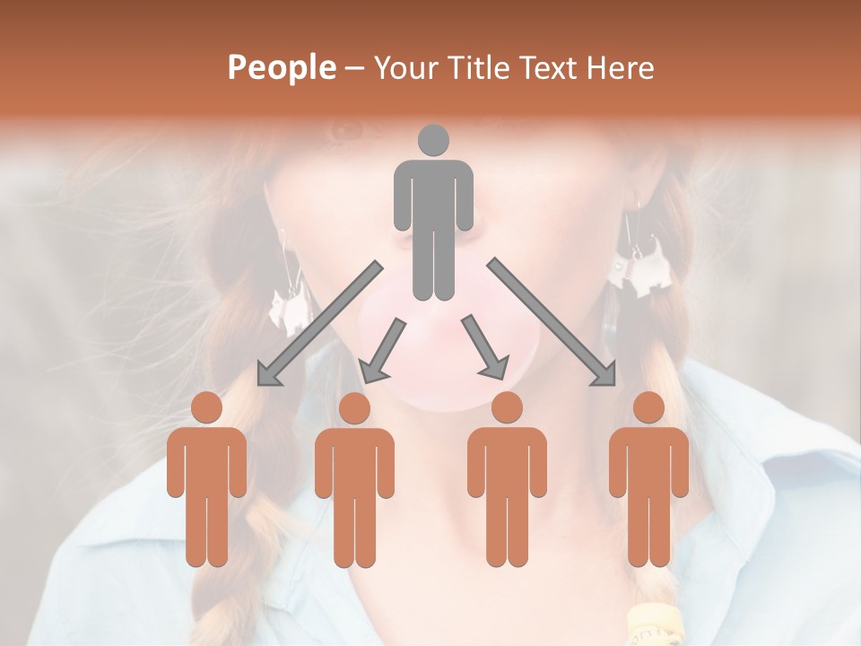 Beach Family Older PowerPoint Template