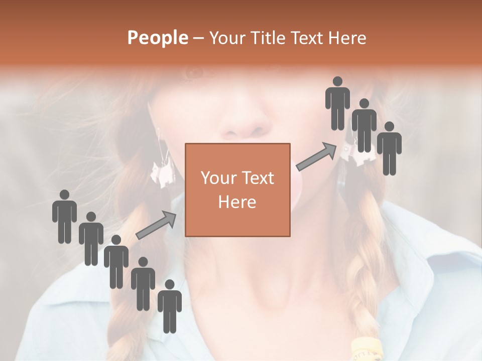 Beach Family Older PowerPoint Template