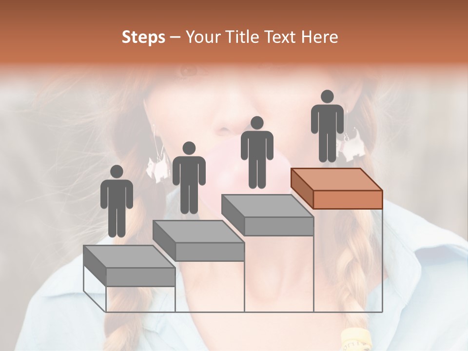 Beach Family Older PowerPoint Template