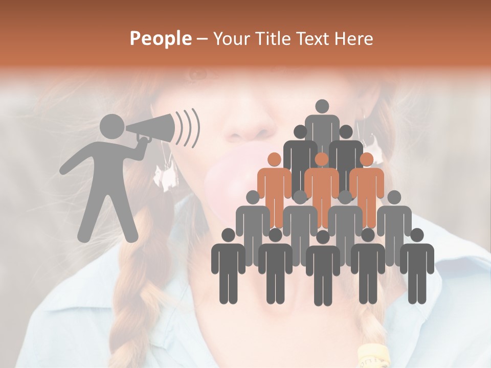 Beach Family Older PowerPoint Template