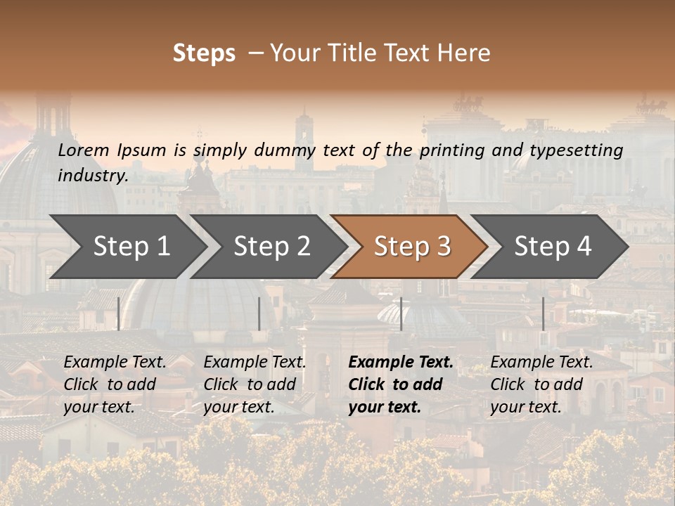 Retirement Water Standing PowerPoint Template