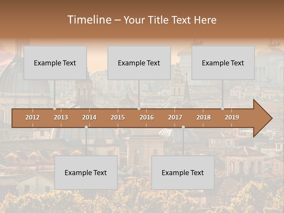 Retirement Water Standing PowerPoint Template