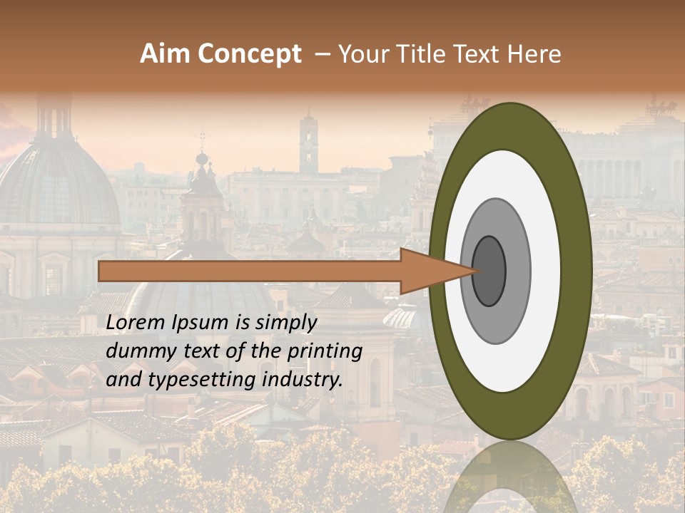 Retirement Water Standing PowerPoint Template