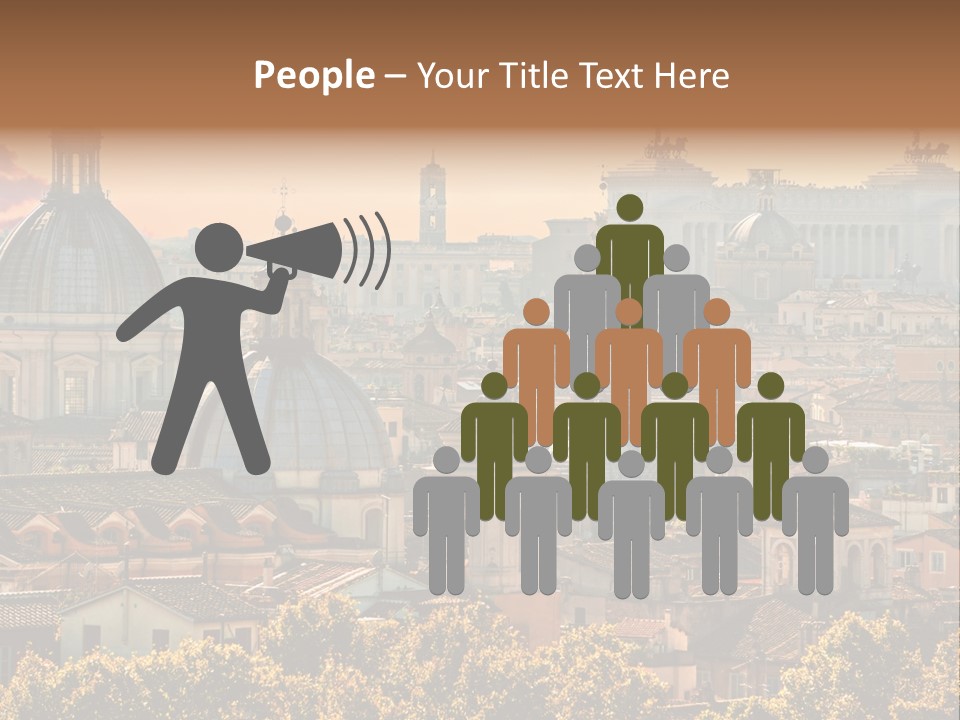 Retirement Water Standing PowerPoint Template