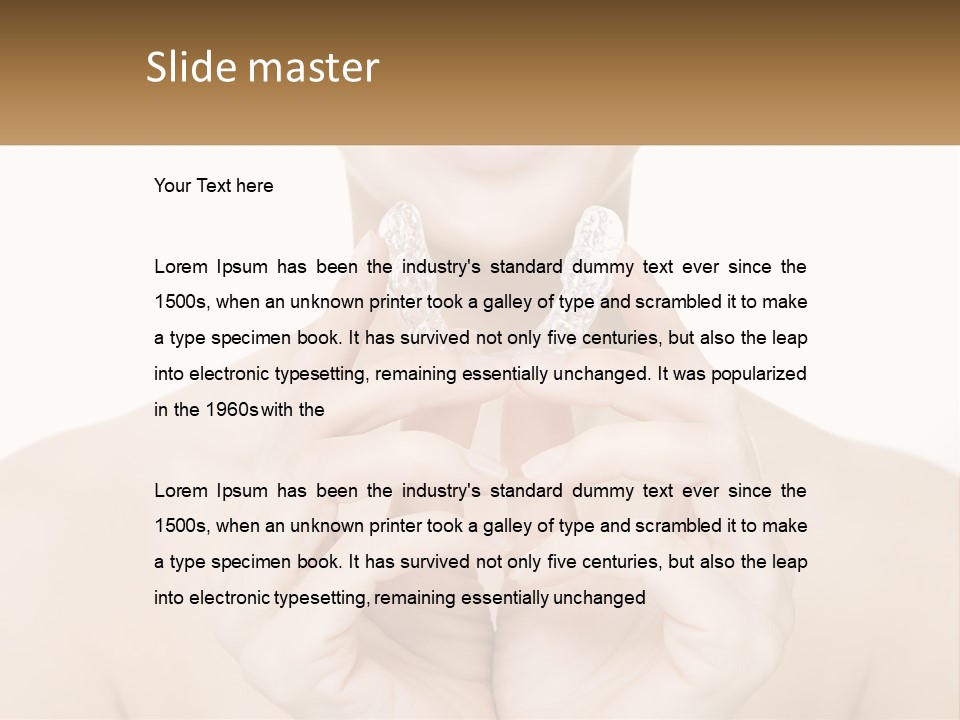 Coast Sand Sunset PowerPoint Template