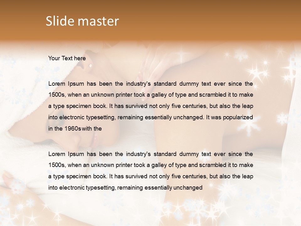 Family Sunset Woman PowerPoint Template