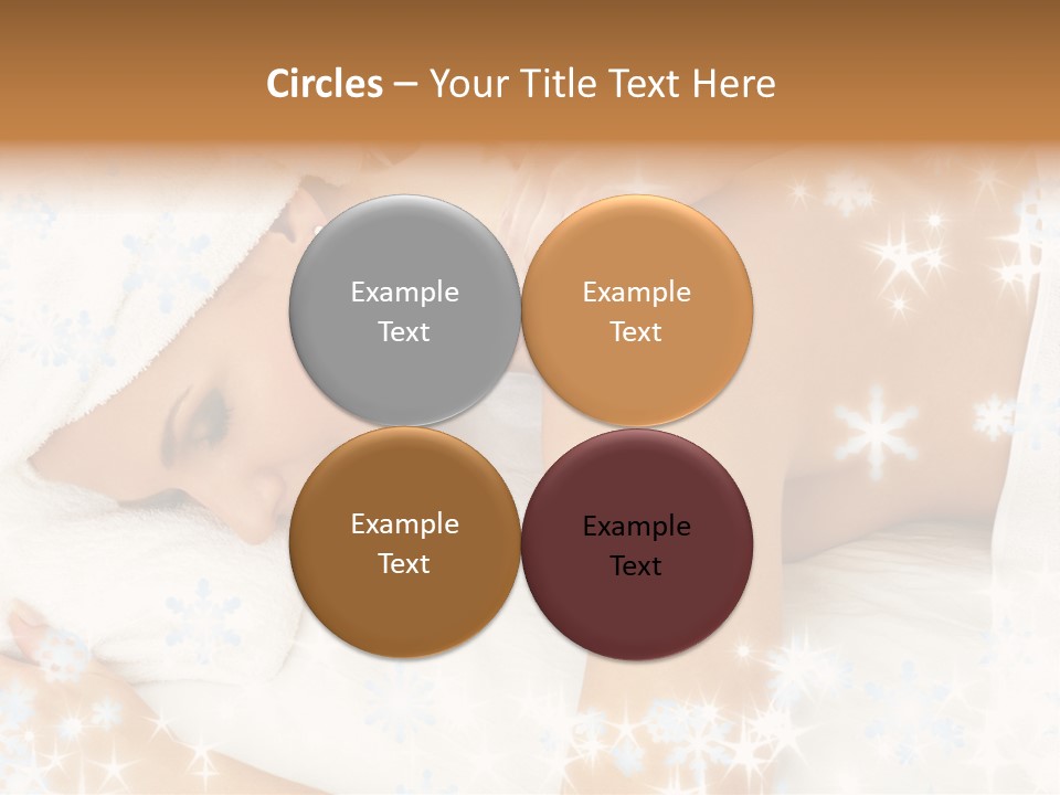 Family Sunset Woman PowerPoint Template