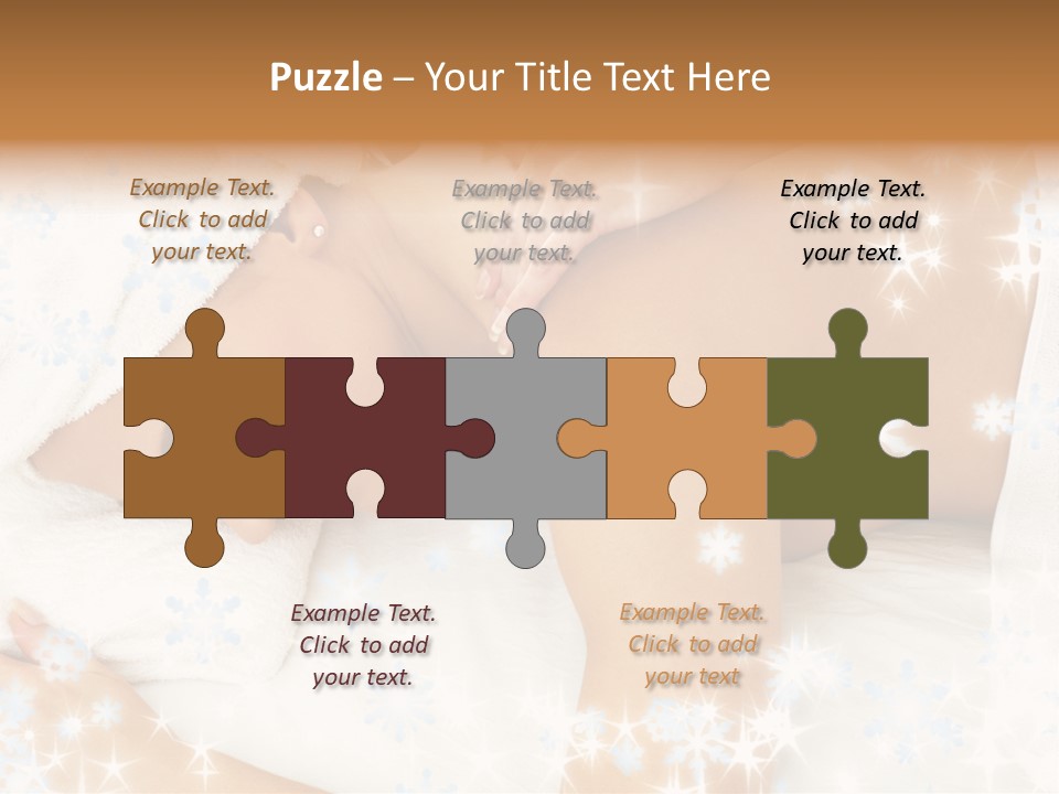 Family Sunset Woman PowerPoint Template