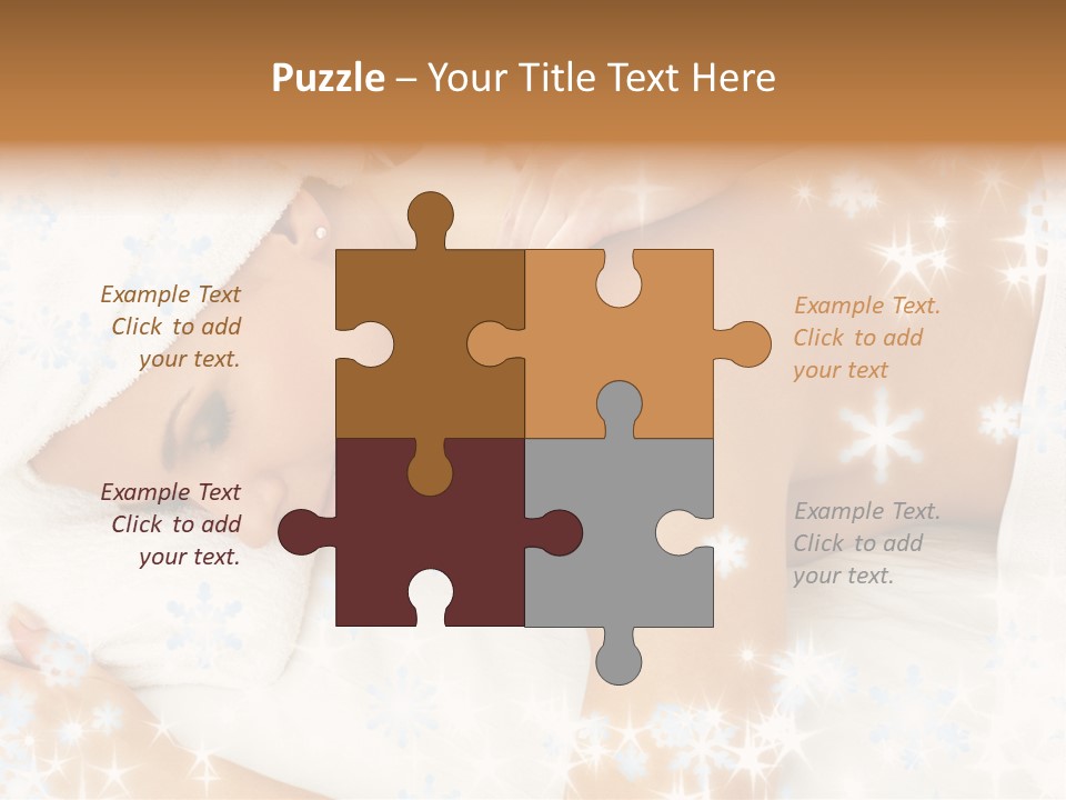 Family Sunset Woman PowerPoint Template