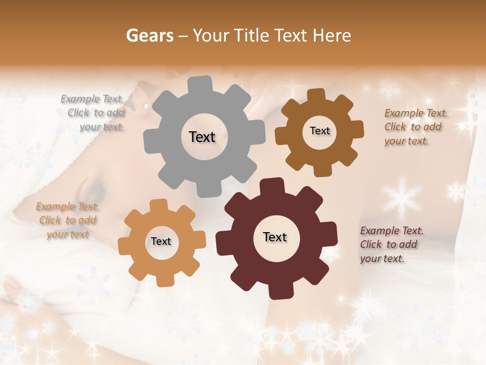 Family Sunset Woman PowerPoint Template