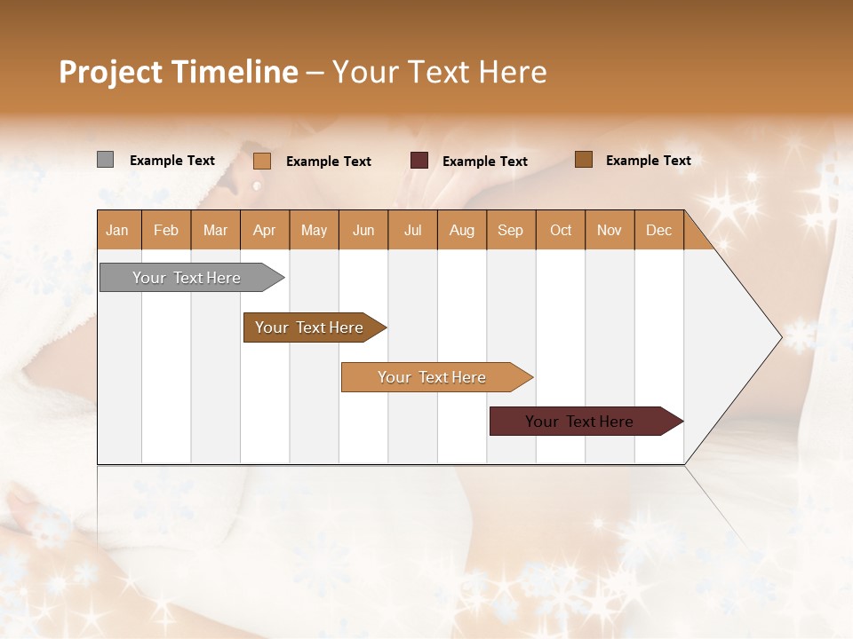 Family Sunset Woman PowerPoint Template