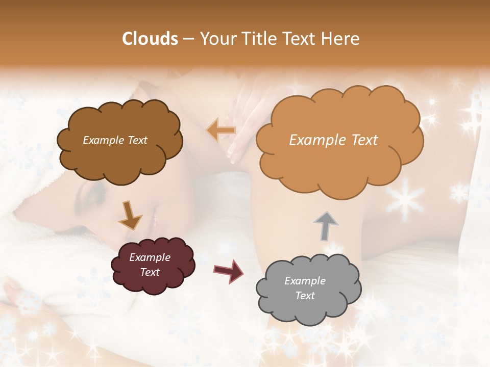 Family Sunset Woman PowerPoint Template
