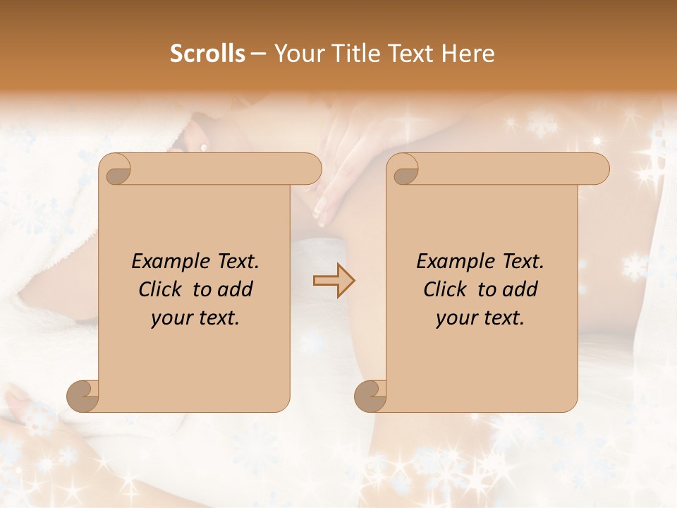 Family Sunset Woman PowerPoint Template