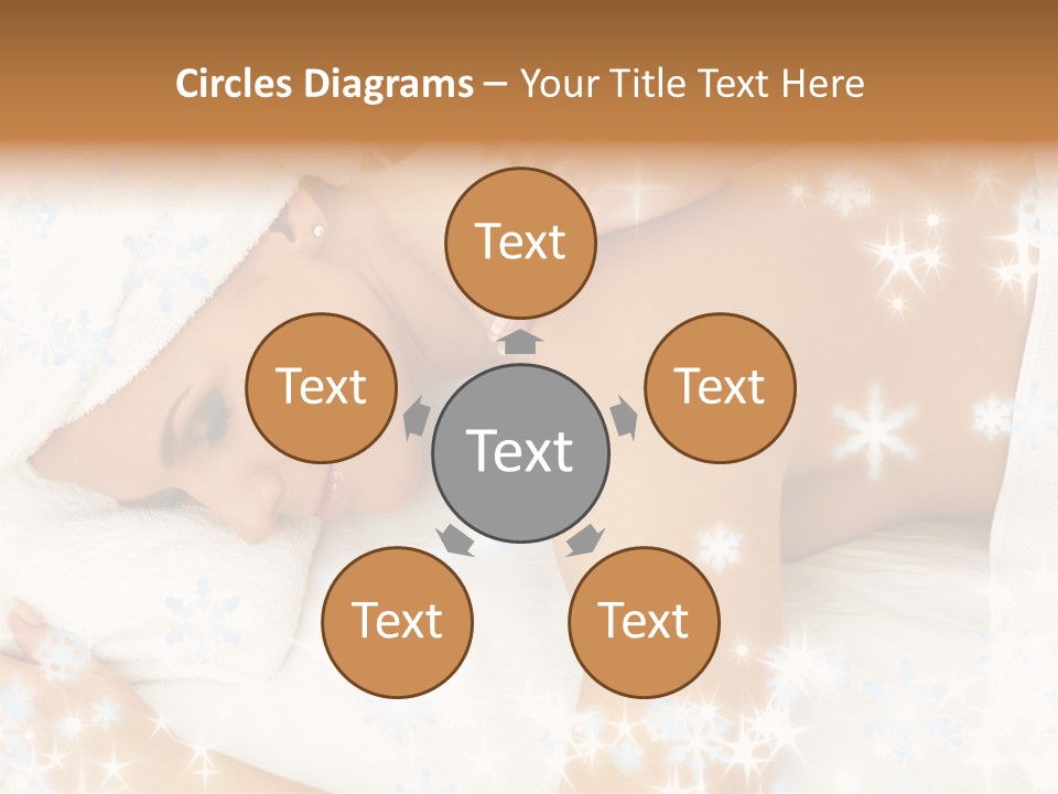 Family Sunset Woman PowerPoint Template