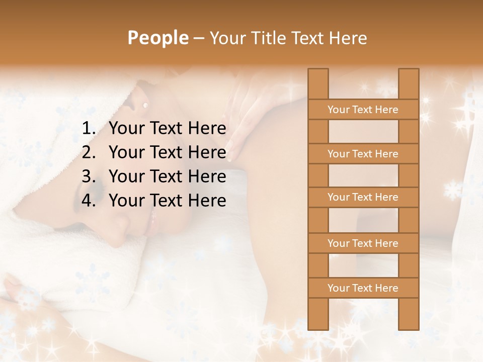 Family Sunset Woman PowerPoint Template