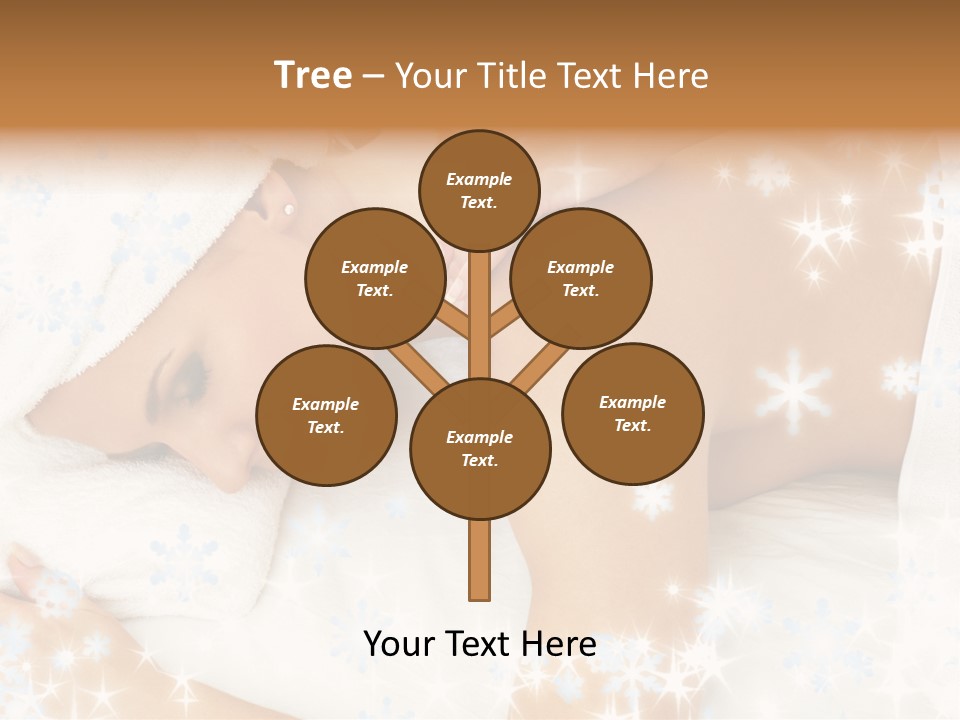 Family Sunset Woman PowerPoint Template