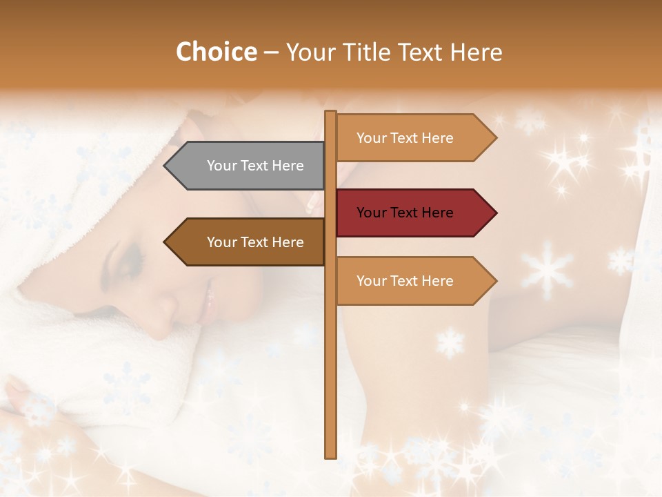 Family Sunset Woman PowerPoint Template