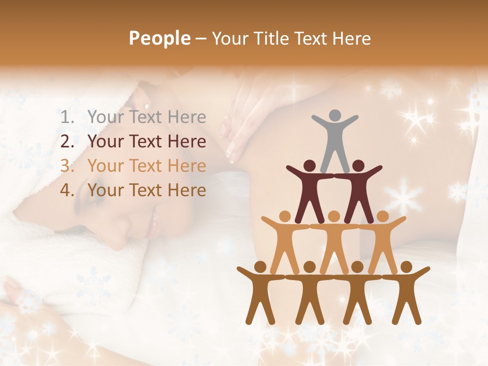 Family Sunset Woman PowerPoint Template