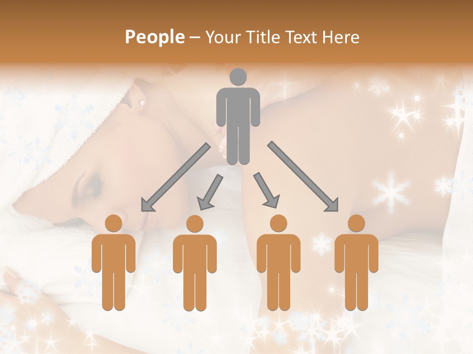 Family Sunset Woman PowerPoint Template