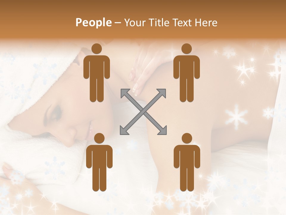 Family Sunset Woman PowerPoint Template