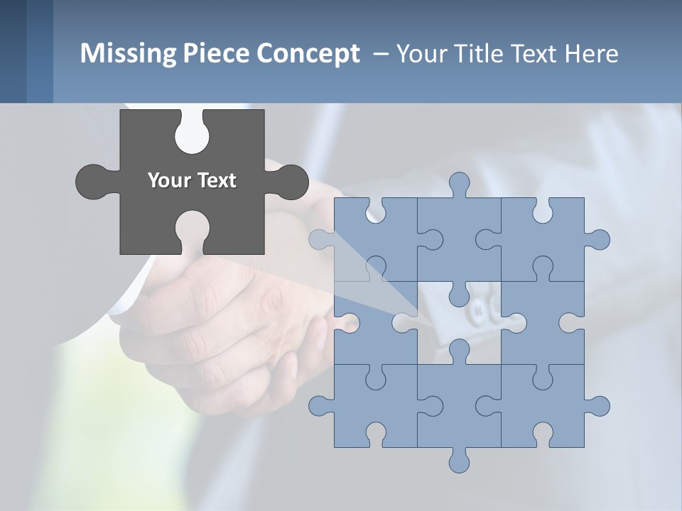 Old Sand Standing PowerPoint Template