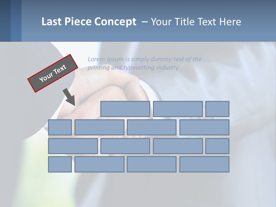Old Sand Standing PowerPoint Template
