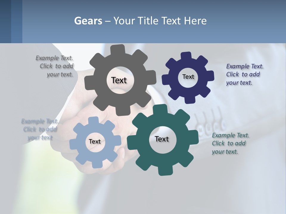 Old Sand Standing PowerPoint Template